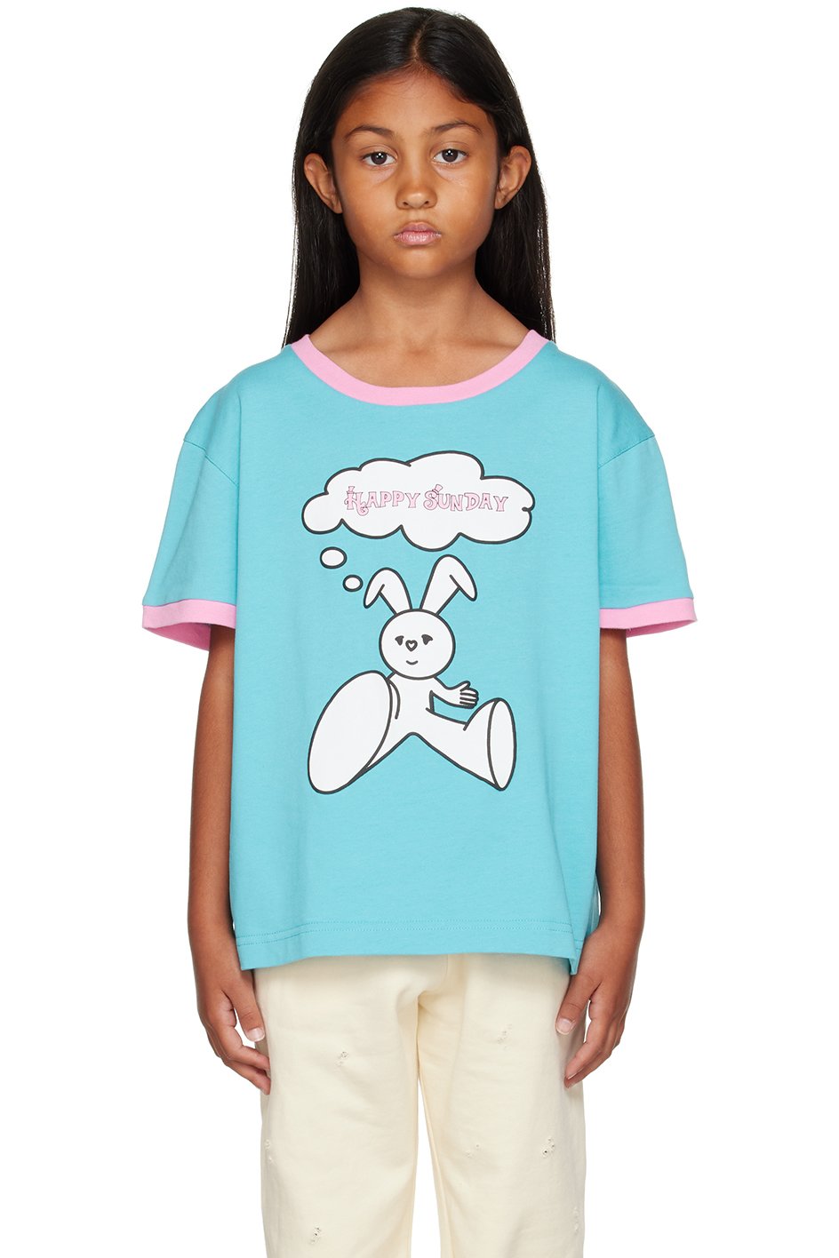 NZKidzzz - Kids Blue 'Happy Sunday' T-Shirt