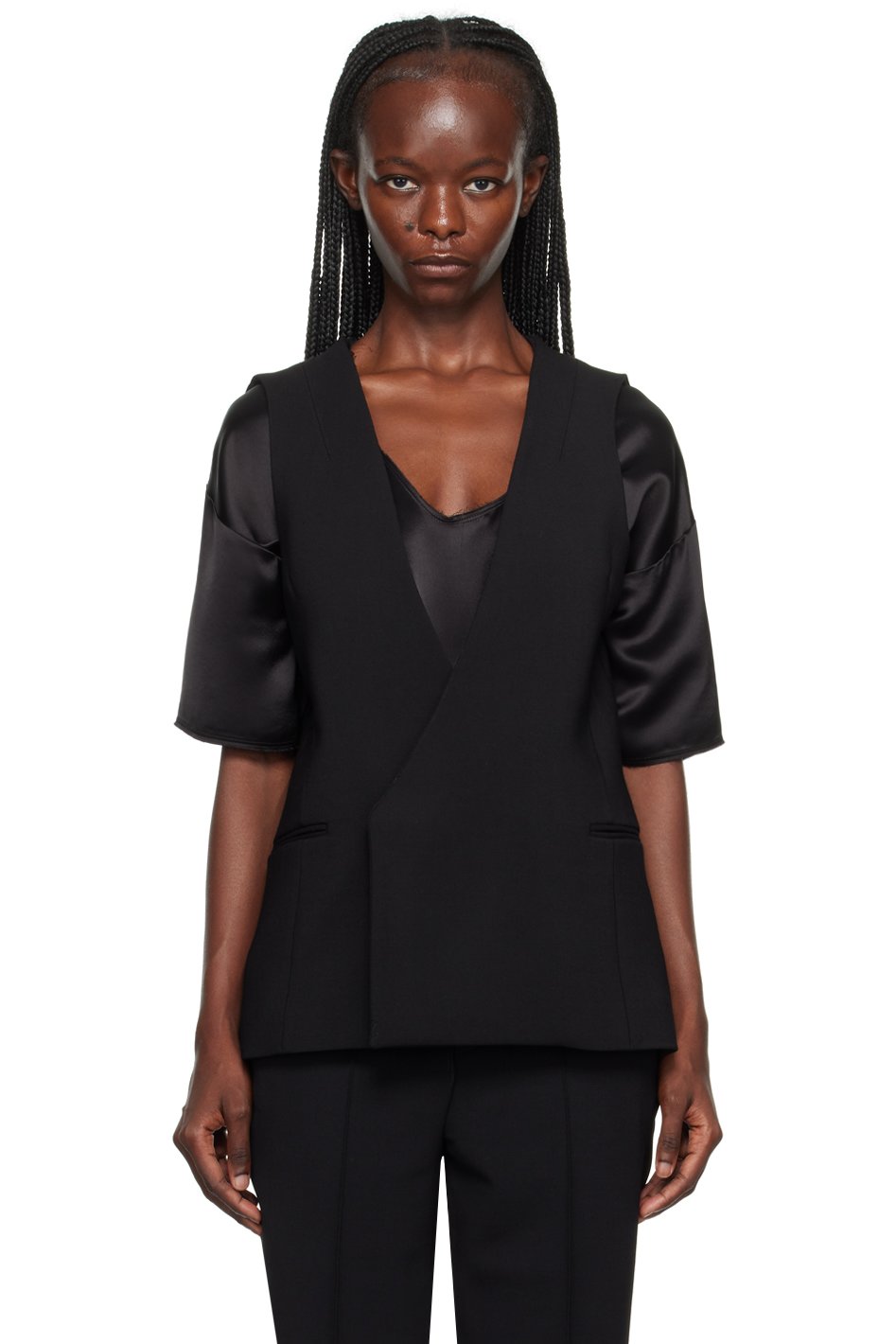 BITE - Black Tuxe Vest
