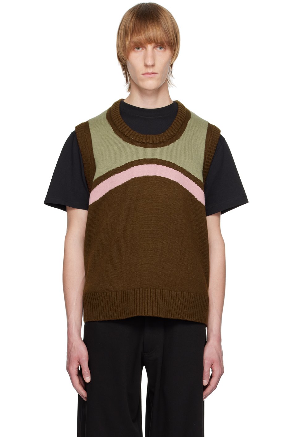 INSATIABLE HIGH - Gilet Marshmallow Dasher brun exclusif à SSENSE