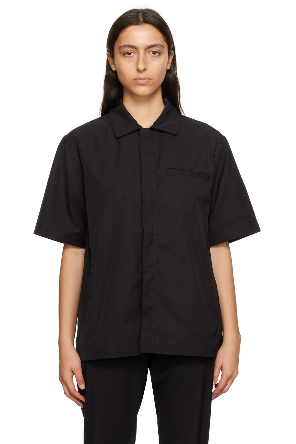 1017 ALYX 9SM - Chemise noire à boucle rapide
