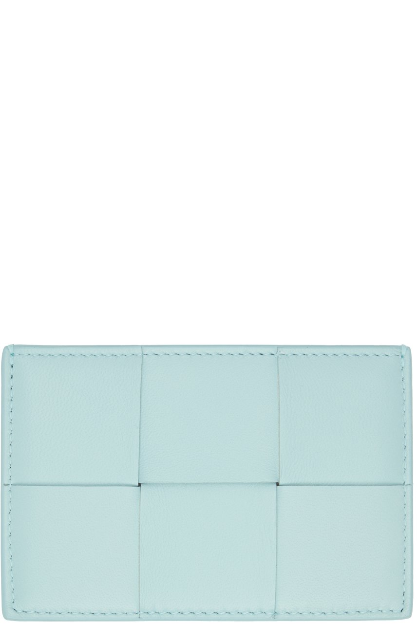 Bottega Veneta - Porte-carte Cassette bleu