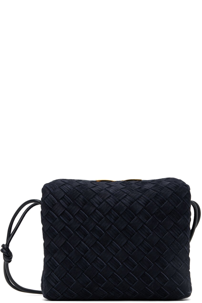 Bottega Veneta - Petit sac bleu à ornements noués