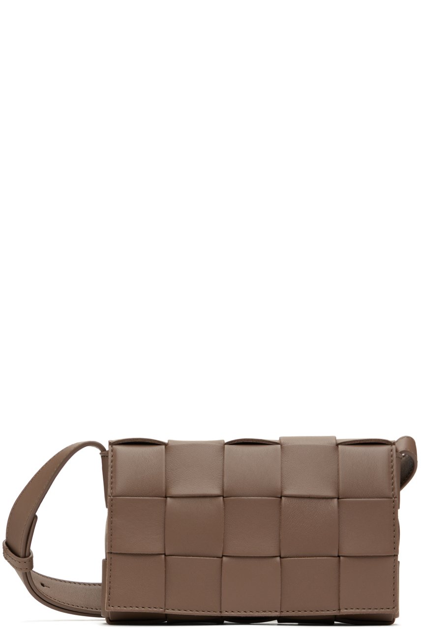 Bottega Veneta - Petit sac Cassette taupe