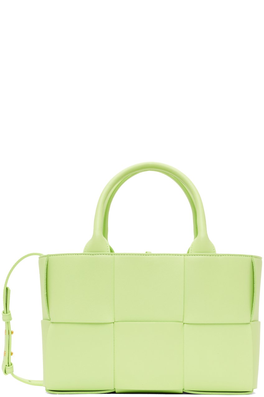 Bottega Veneta - Mini cabas Arco vert