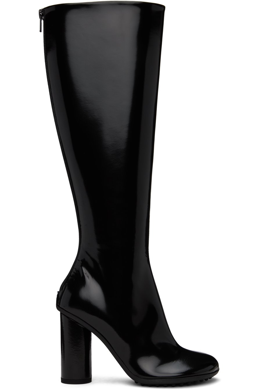 Bottega Veneta - Bottes hautes à talon Atomic noires
