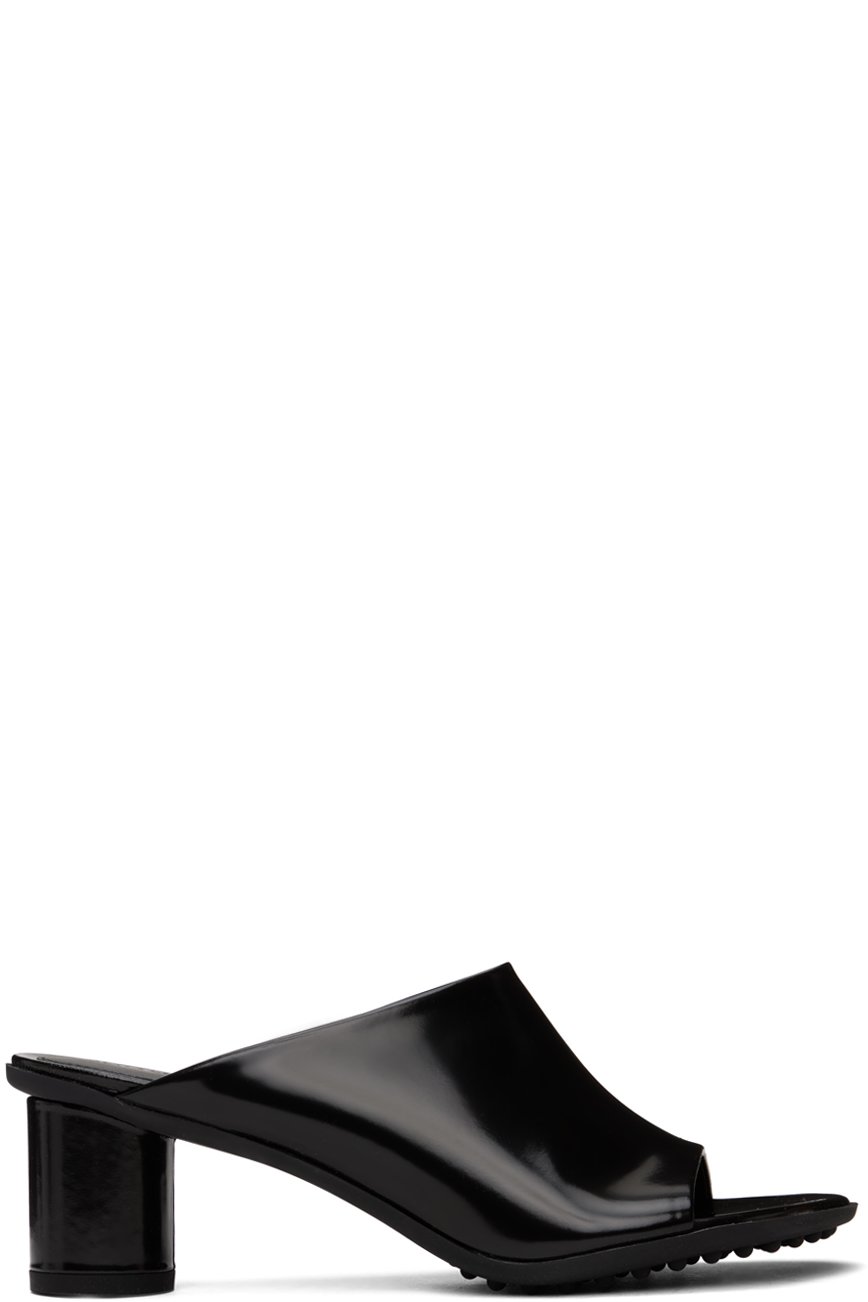 Bottega Veneta - Mules à talon Atomic noires