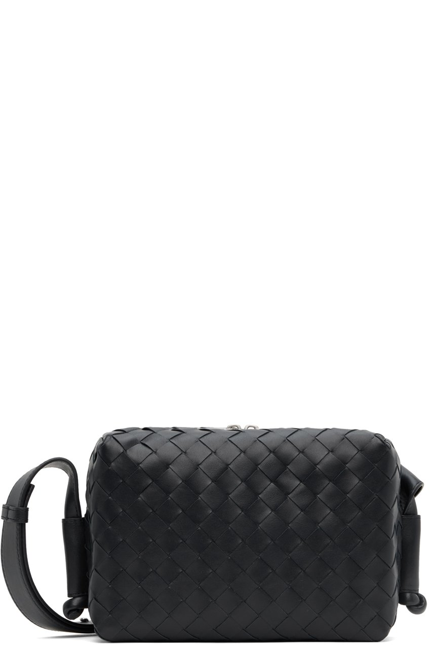 Bottega Veneta - 그레이 지퍼 메신저백