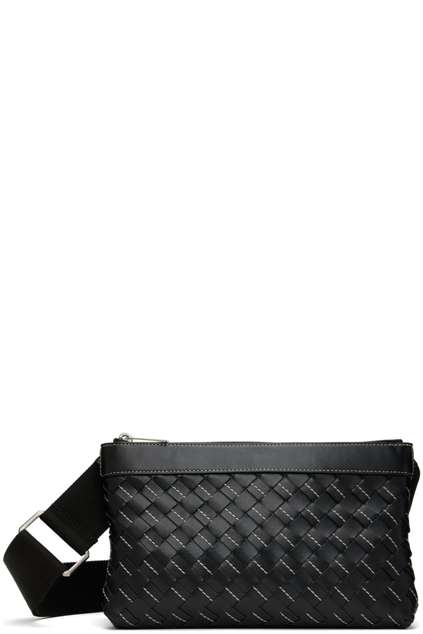 Bottega Veneta - Black Intrecciato Convertible Pouch