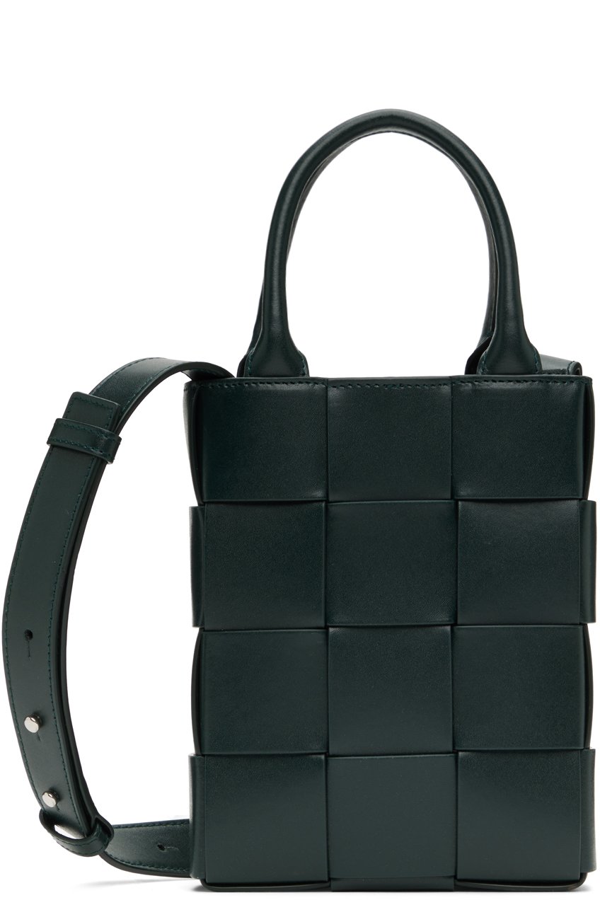 Bottega Veneta - 그린 미니 카세트 토트백