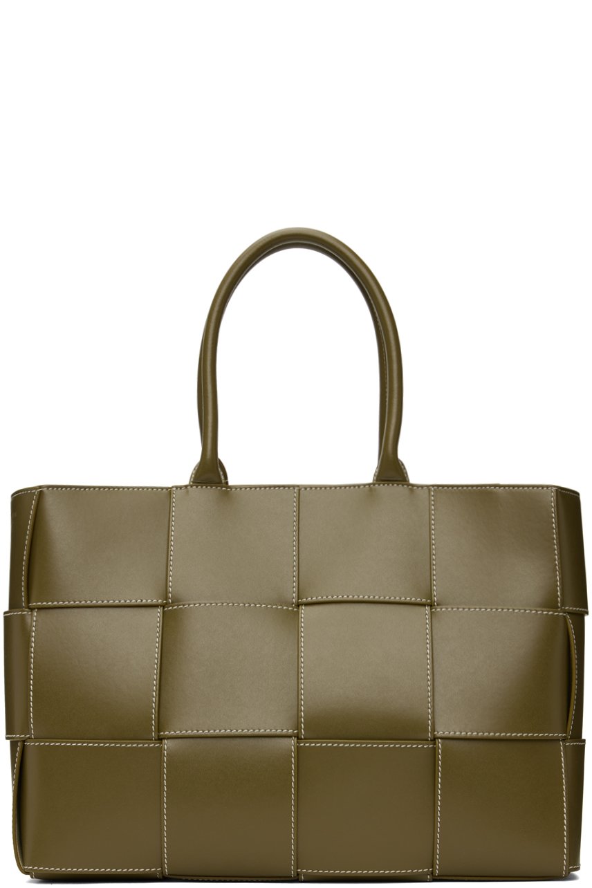 Bottega Veneta - 그린 미디엄 아르코 토트백