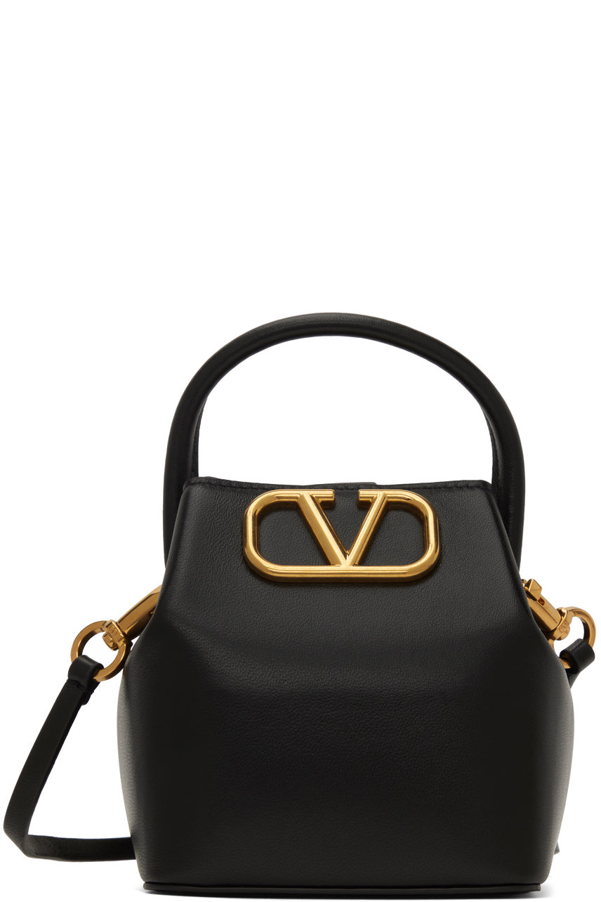 Valentino Garavani - Black Mini VLogo Bag