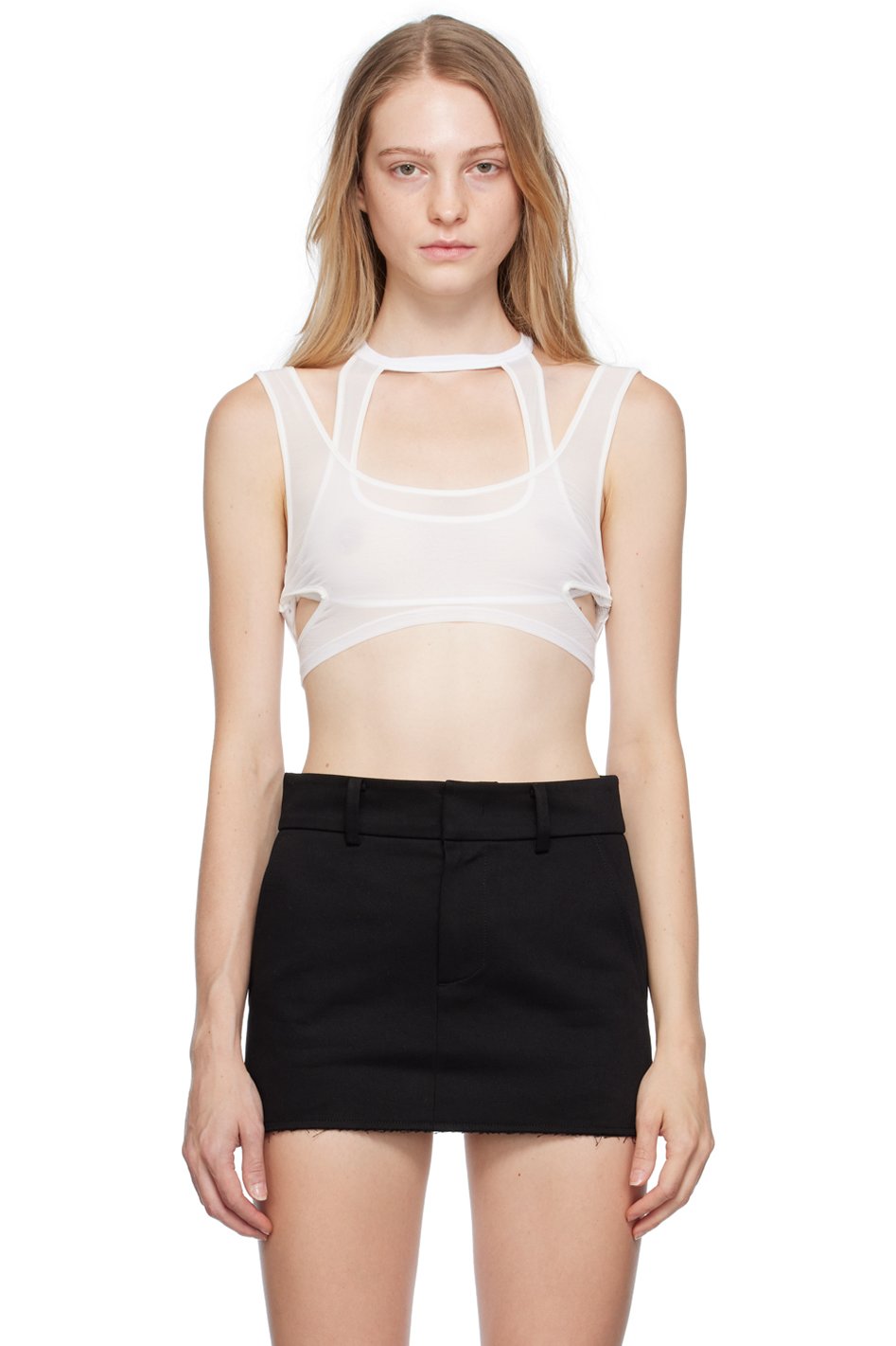 Han Kjobenhavn - White Fine Tank Top