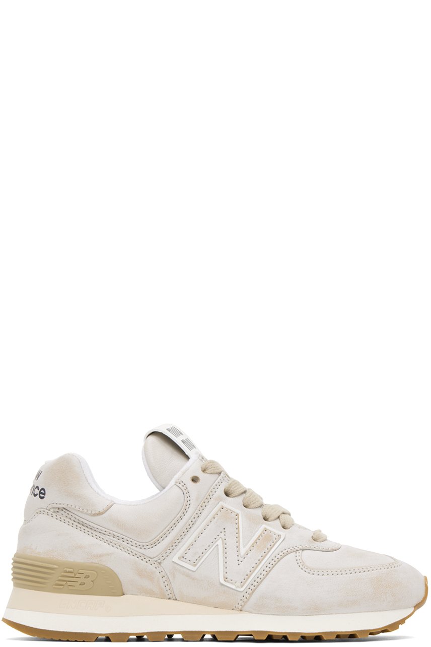 Miu Miu - Baskets 574 beiges édition New Balance