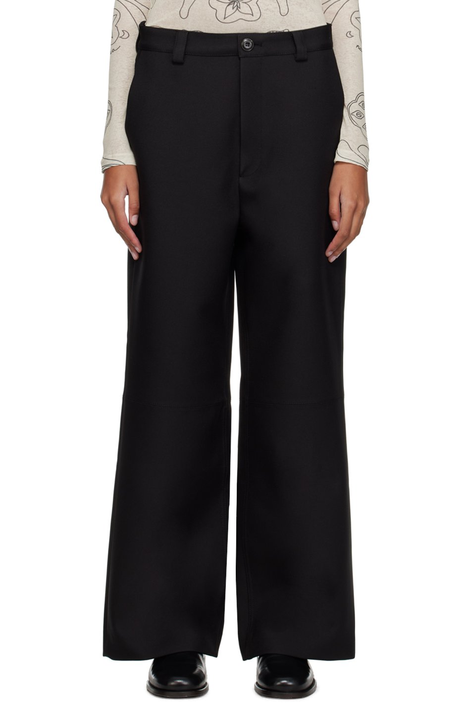 Nanushka - Pantalon Vidia noir