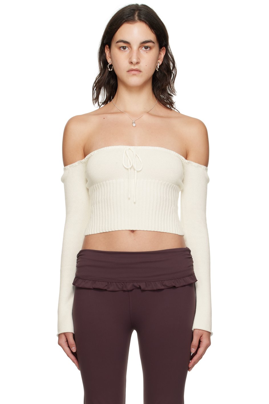 GUIZIO - Pull Bayberi blanc