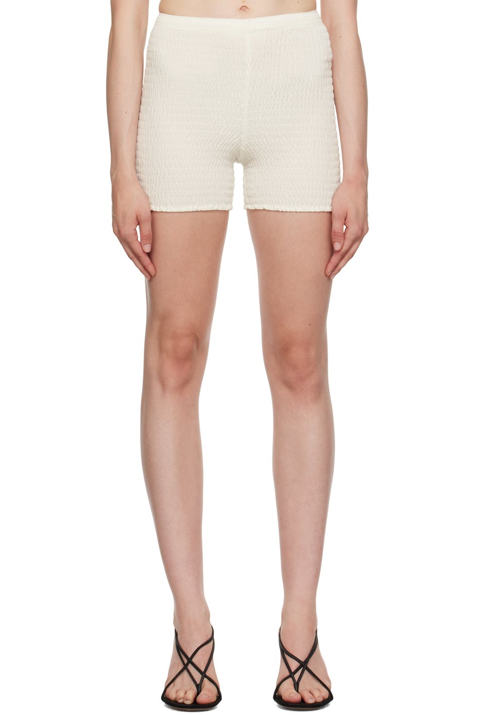 Saturdays NYC - Short Jiji blanc cassé