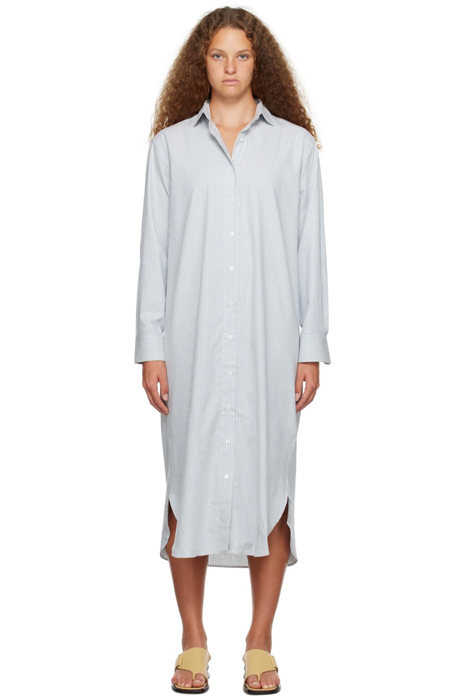 Baserange - Robe midi Ole bleue