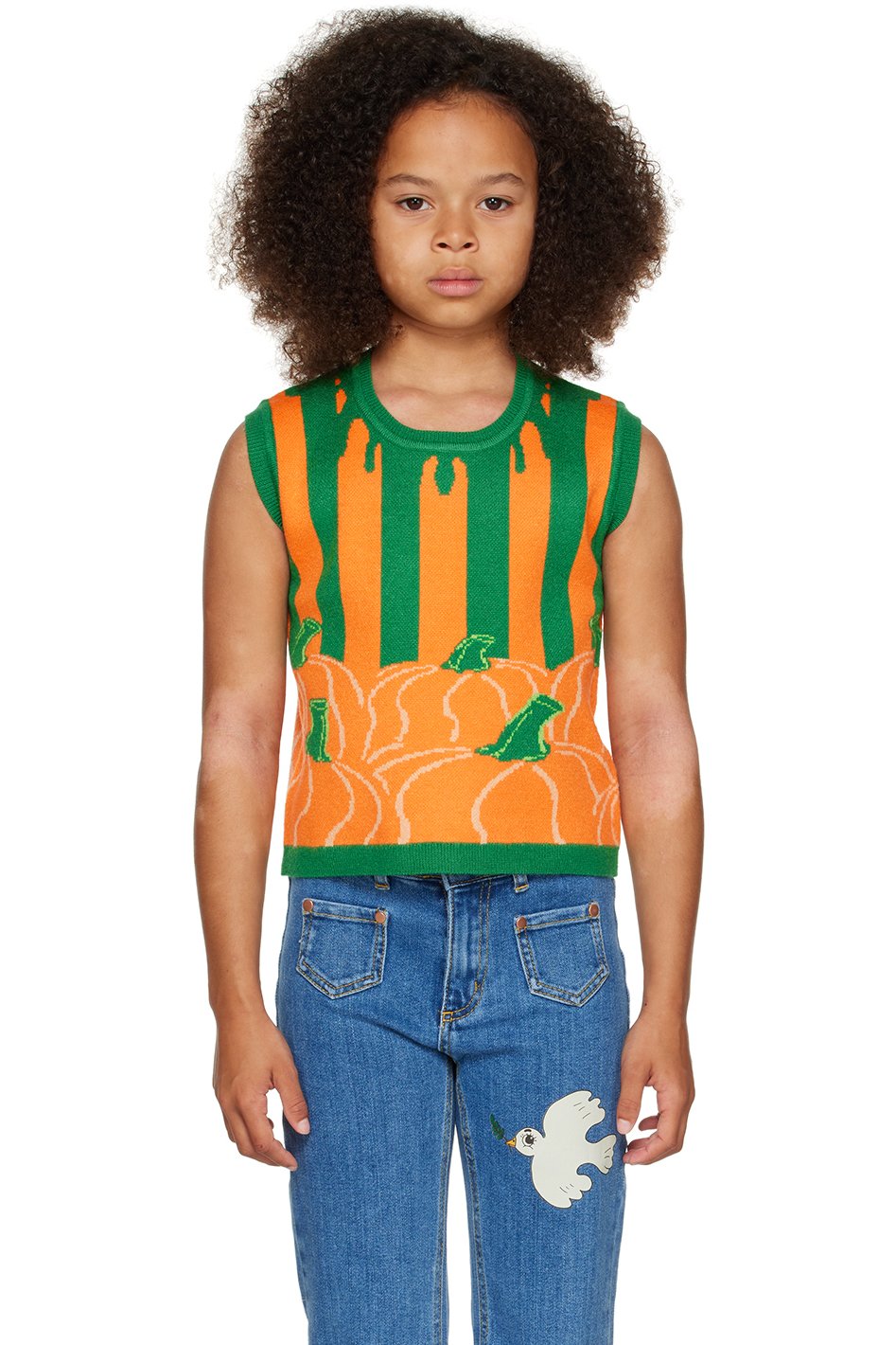 HELMSTEDT - SSENSE Exclusive Kids Orange & Green Ami Vest
