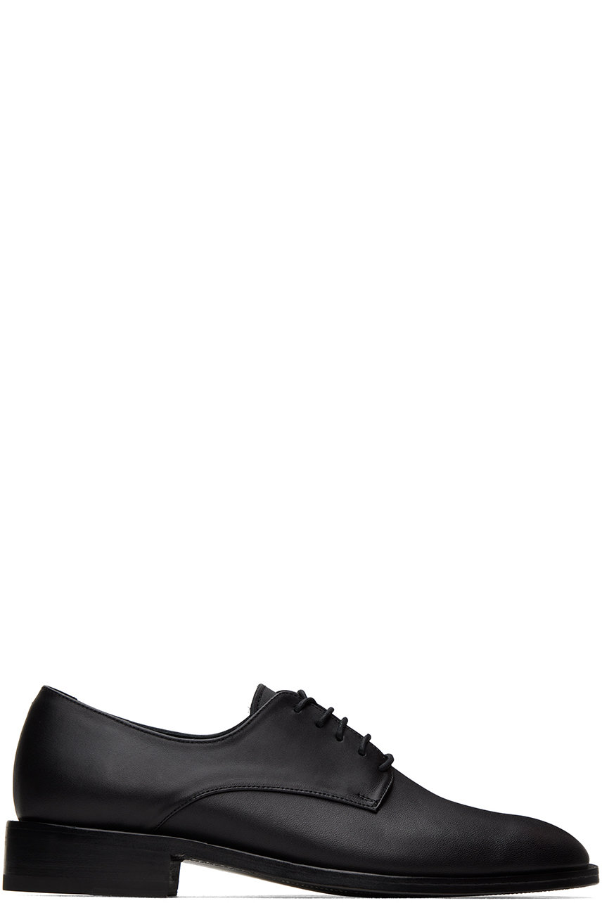 Youth - Black Leather Derbys