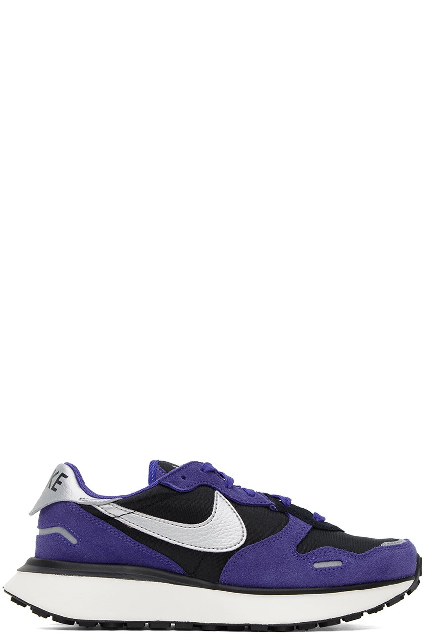 Nike - Baskets mauve et noir à semelle gaufrée - Phoenix