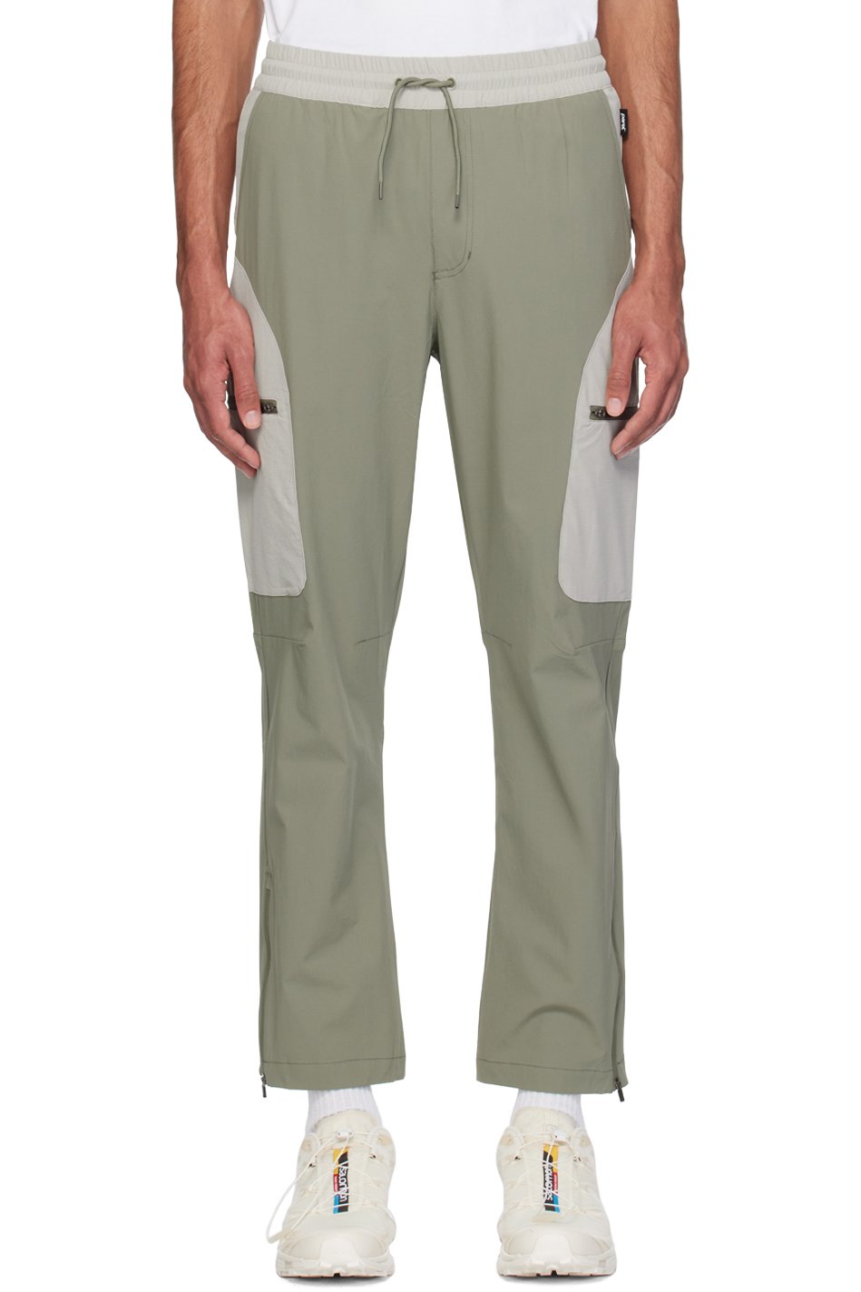 Parel Studios - Green & Gray Vinson Cargo Pants
