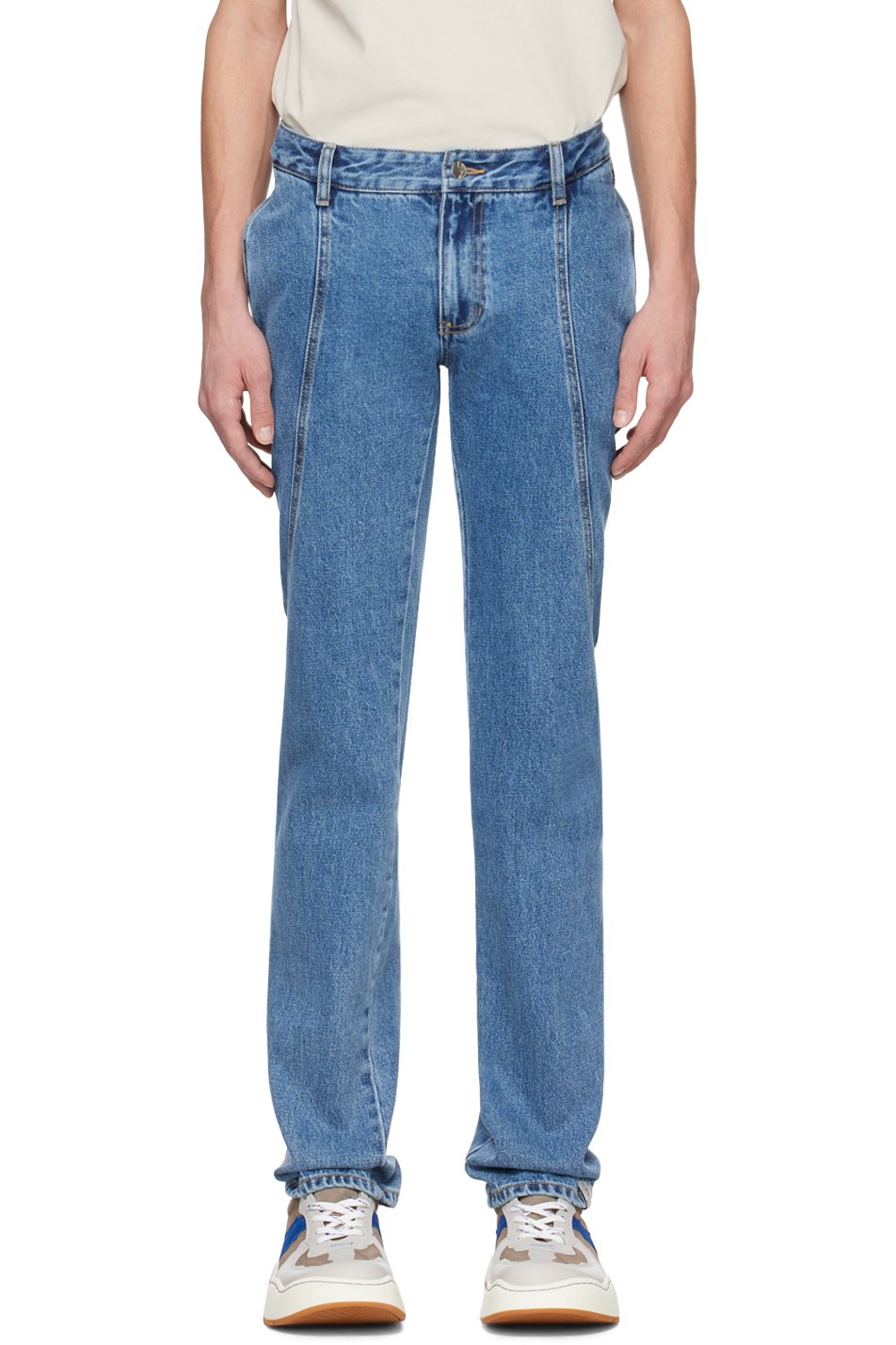 ADER error - Blue Paneled Jeans