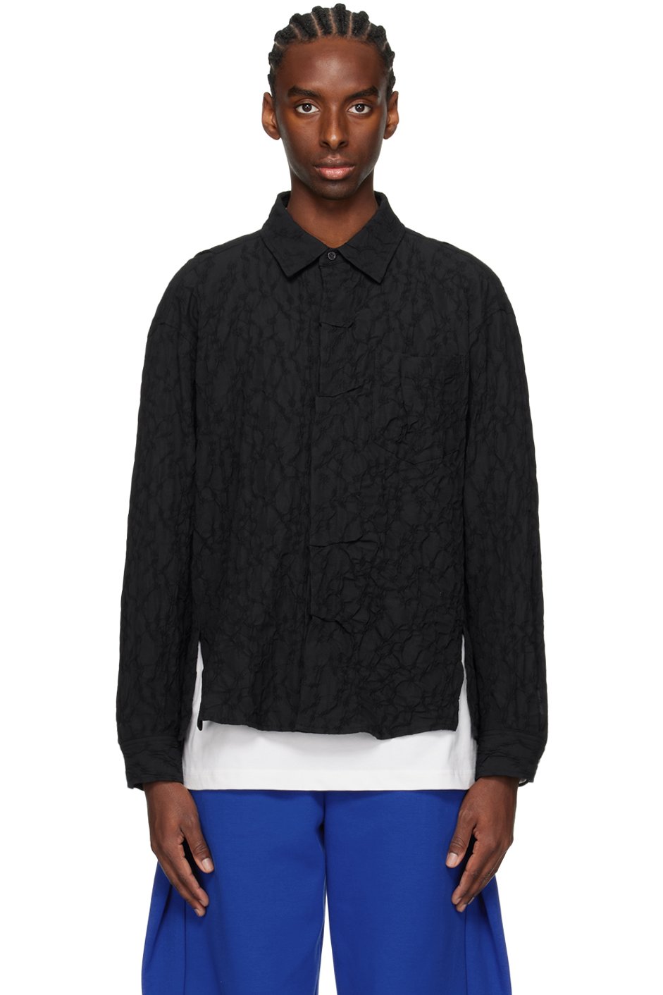 ADER error - Black Patch Pocket Shirt