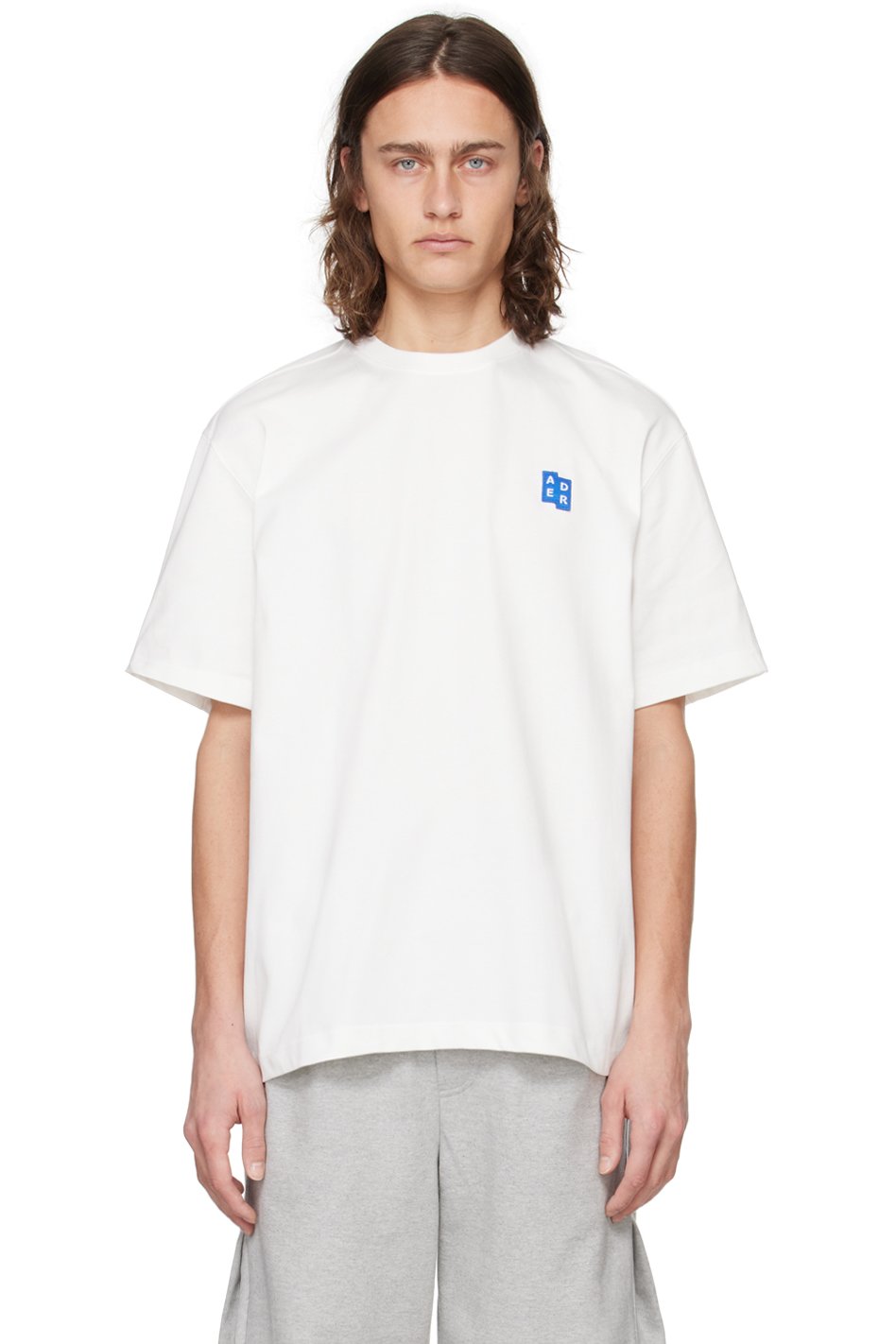 ADER error - White Significant Patch T-Shirt