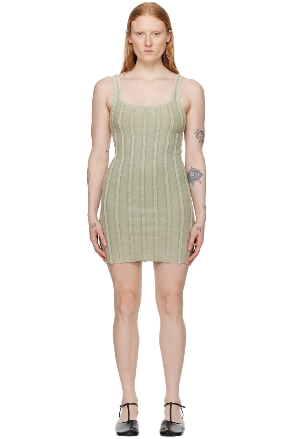 Filippa K - Robe courte grise à bretelles