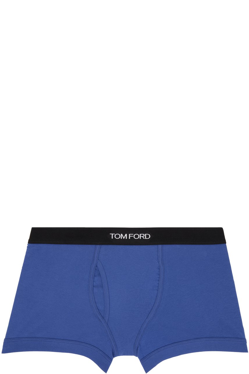 TOM FORD - Blue Classic Fit Boxer Briefs