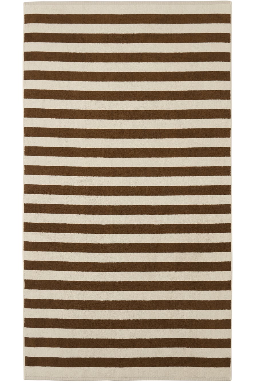 Autumn Sonata - Brown & Off-White Maria Pool Towel