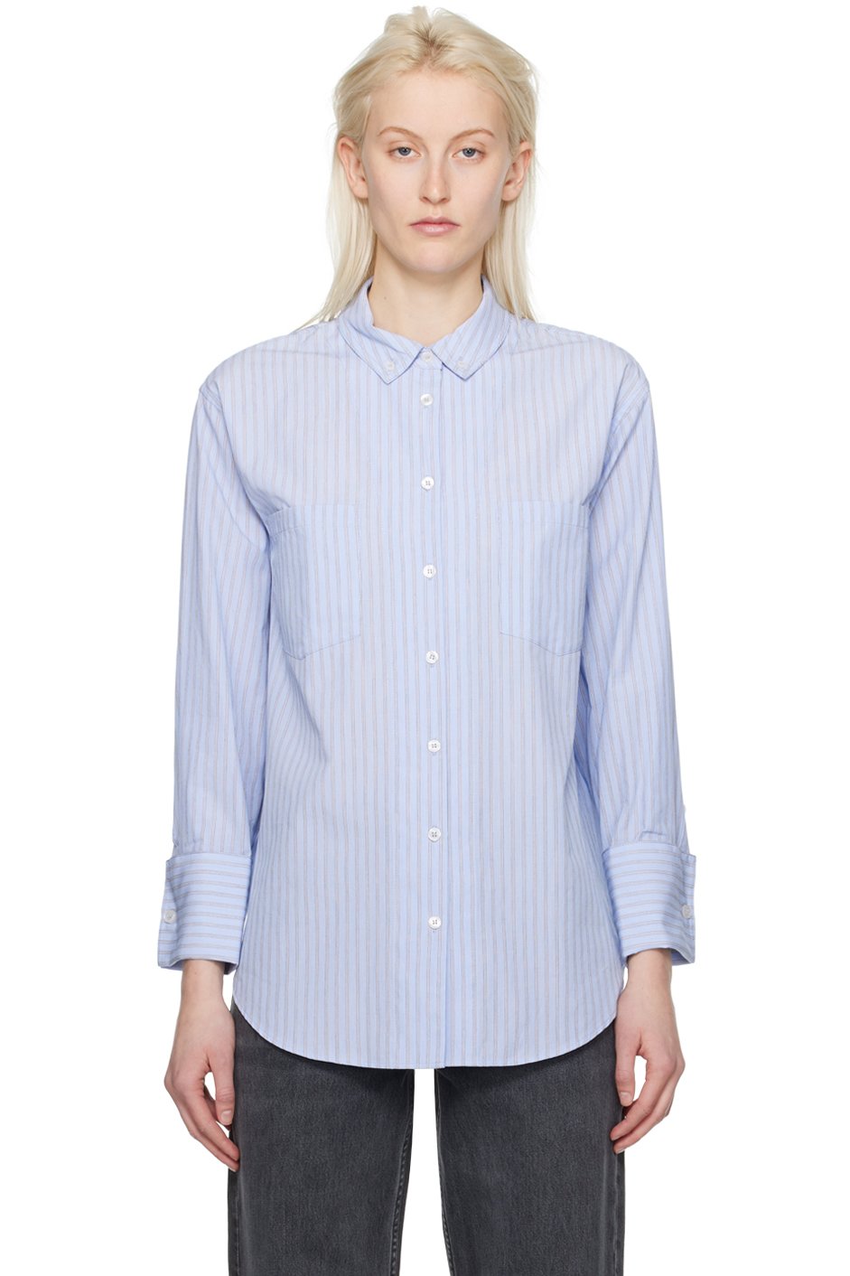 ANINE BING - Chemise Catherine bleue