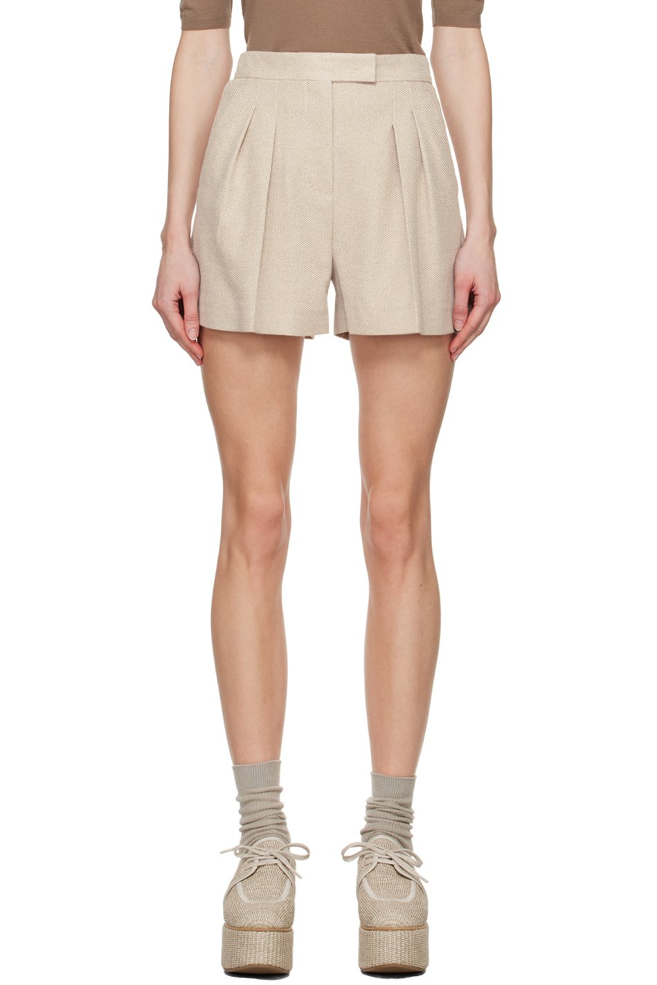 Max Mara - Short Jessica beige