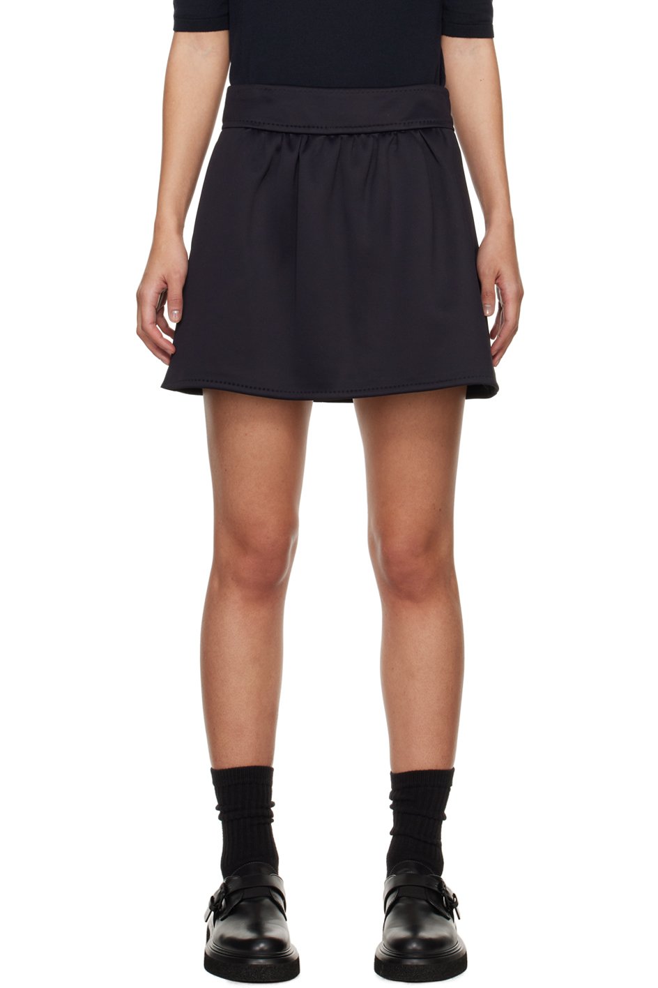 Max Mara - Minijupe Nettuno noire