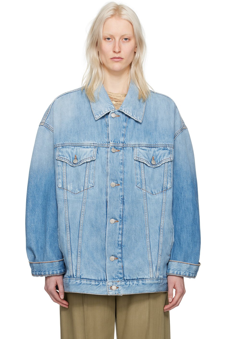 Acne Studios - Blue Oversized Denim Jacket