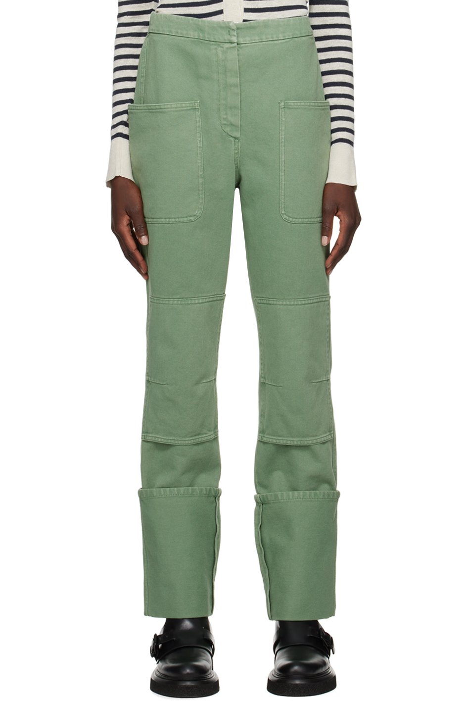Max Mara - Pantalon Facella vert