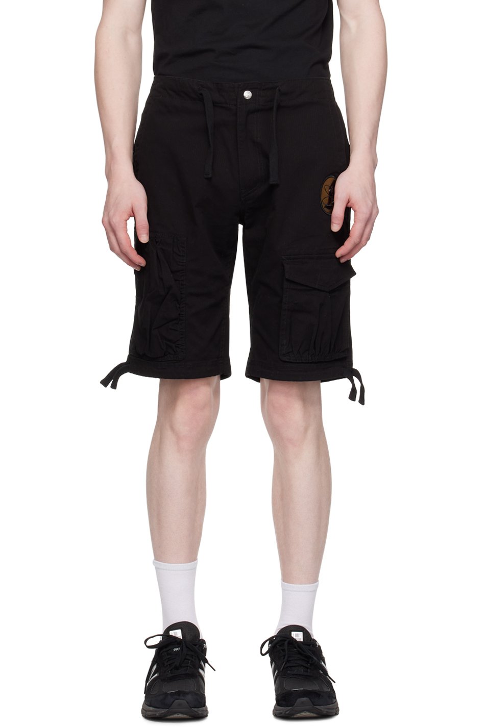 Billionaire Boys Club - ブラック ロゴパッチ ショートパンツ