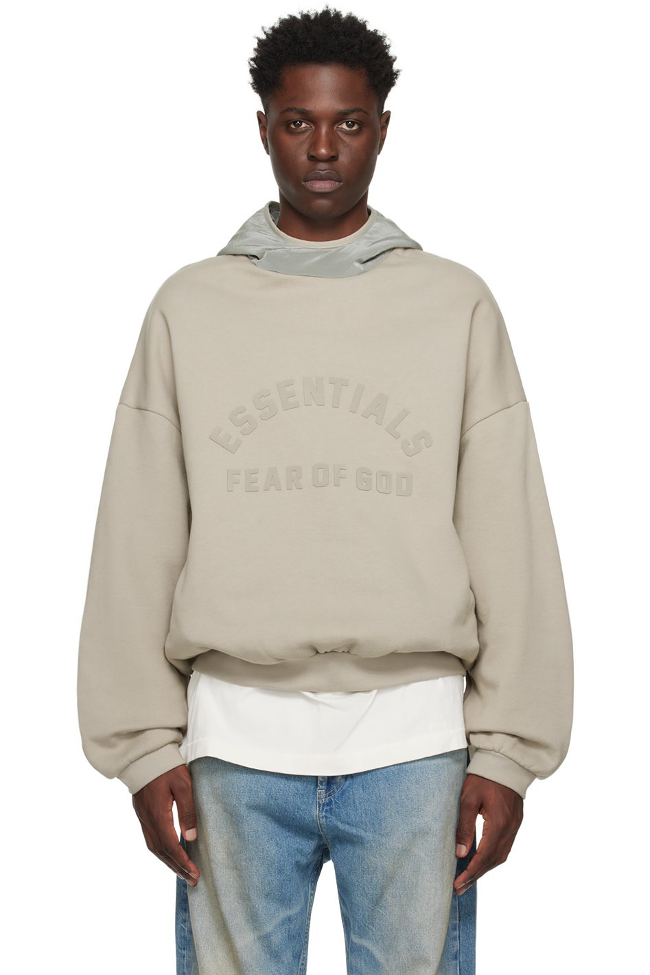 Fear of God ESSENTIALS - Gray Bonded Hoodie
