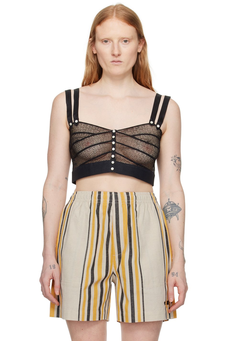 Bode - Black Duet Tank Top