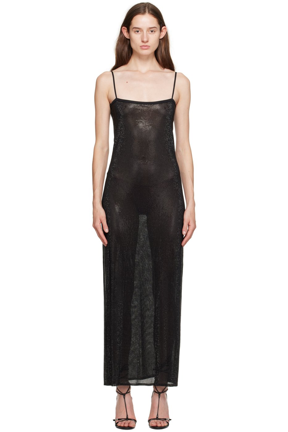 Alexander Wang - Black Bead Midi Dress
