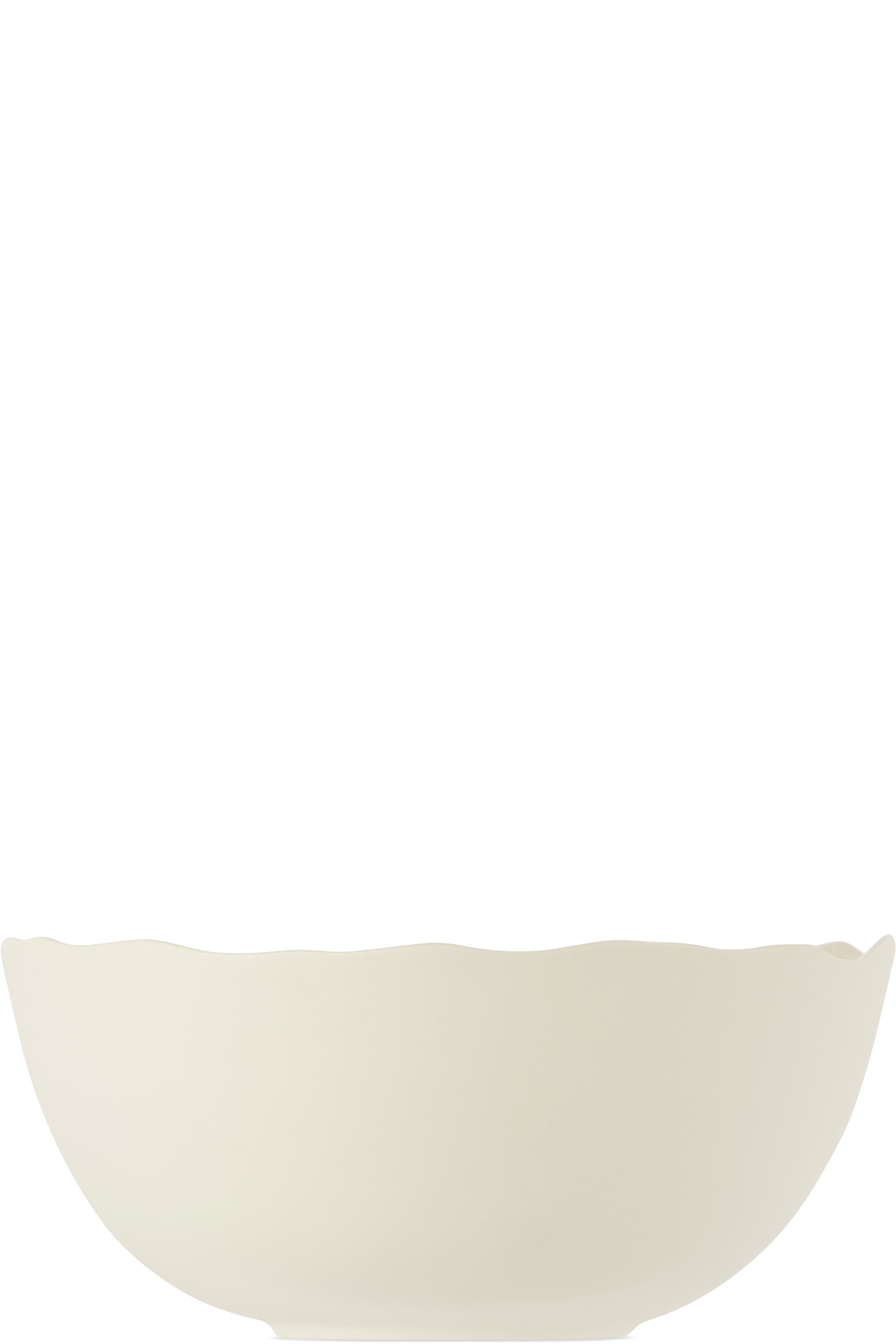 Jars Céramistes - Off-White Plume Serving Bowl