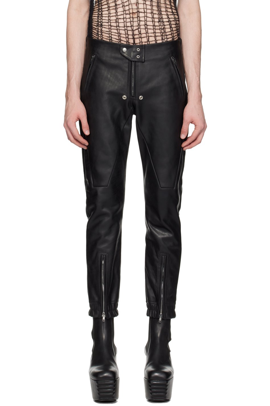 Rick Owens - Black Luxor Leather Pants