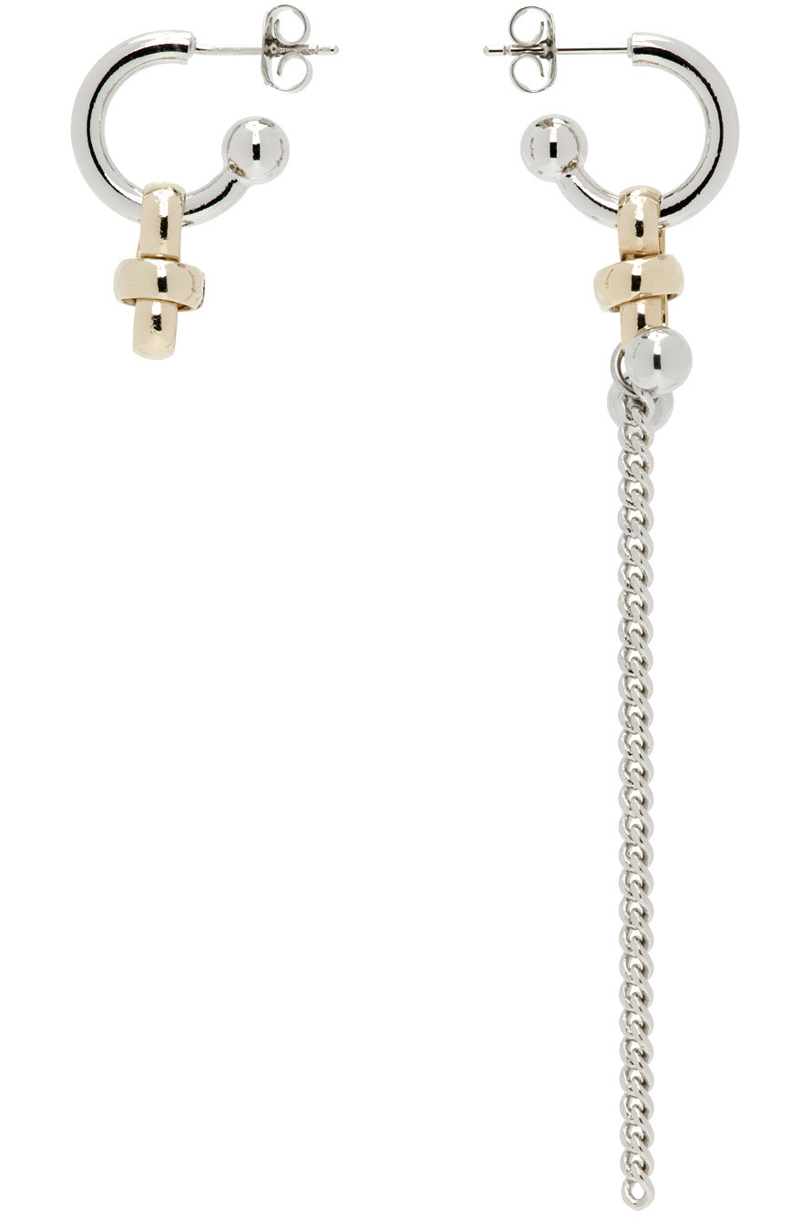 Justine Clenquet - Silver Cam Earrings