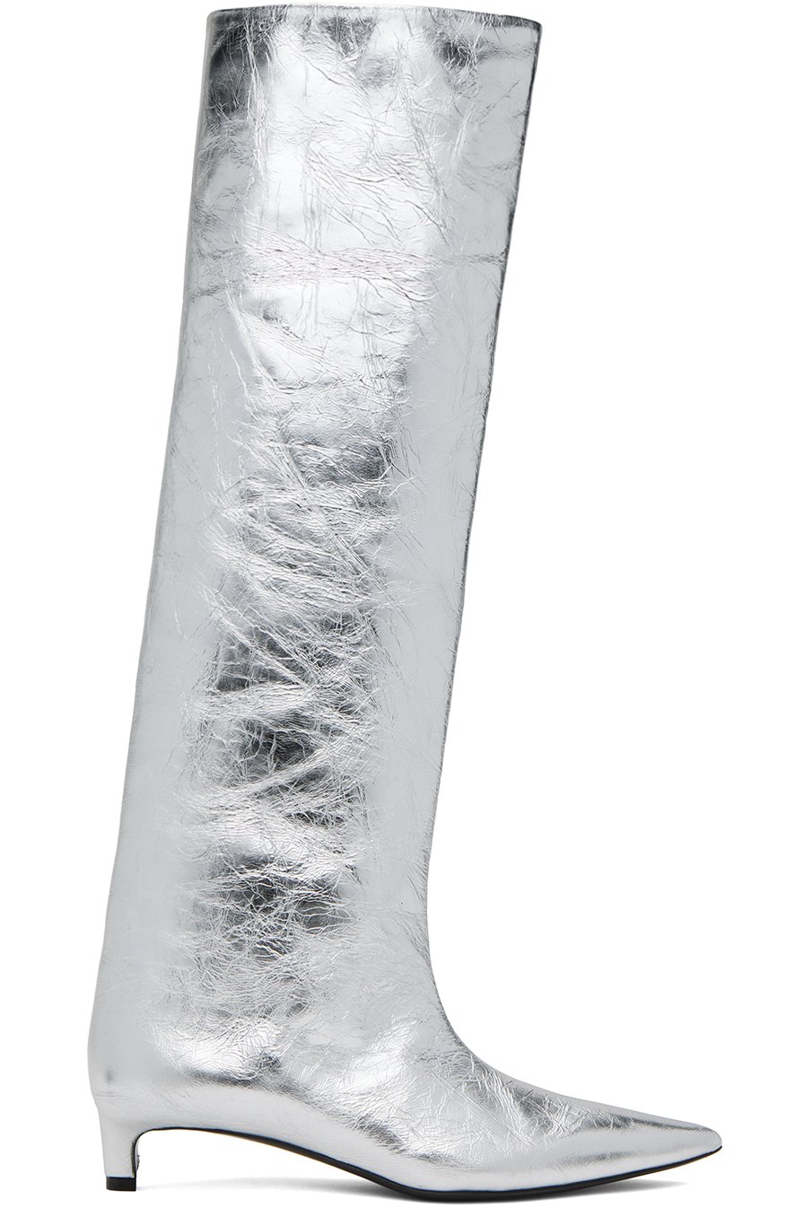 Jil Sander - Silver Metallic Boots