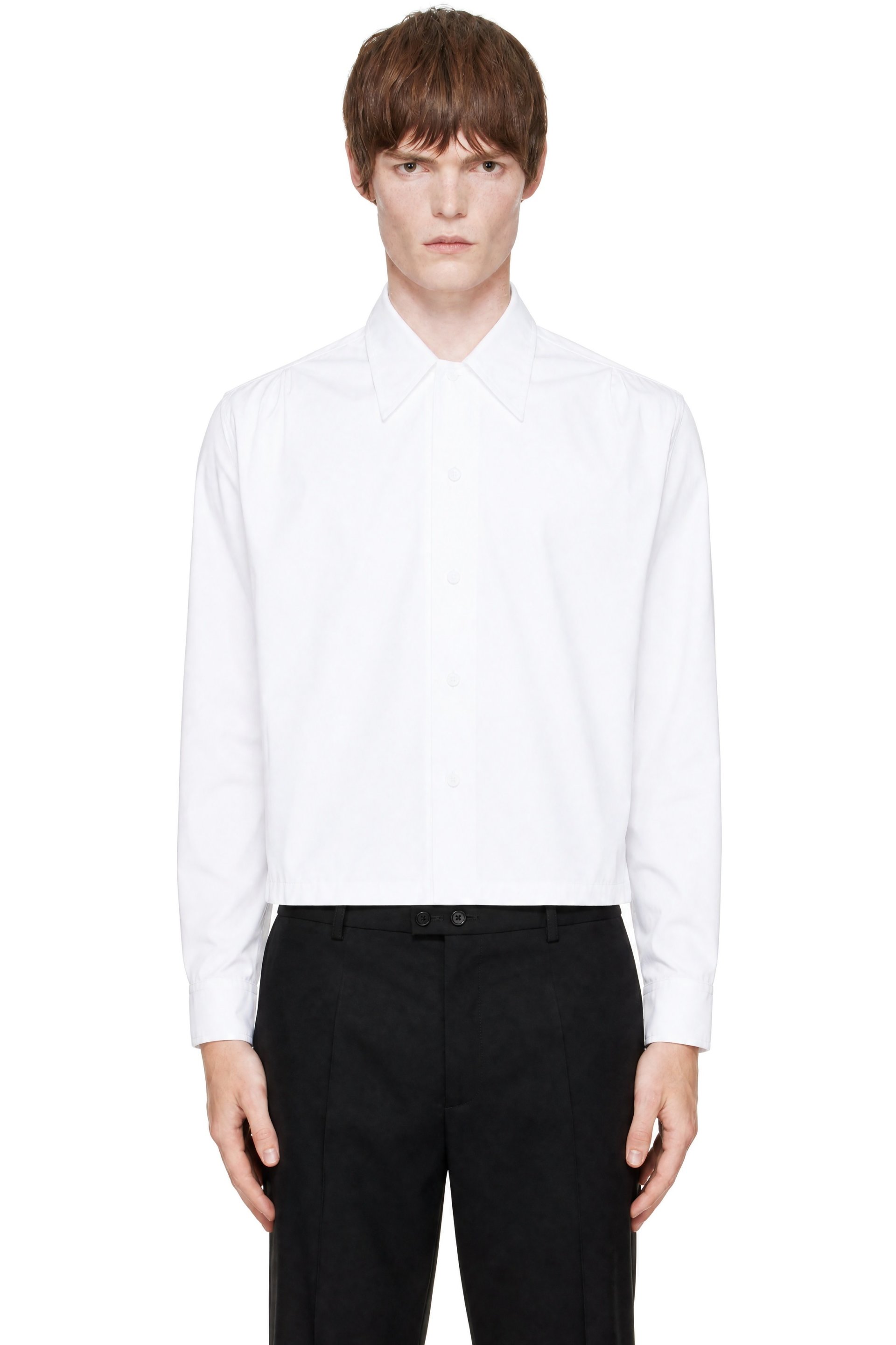 Jil Sander - White 90 W Jewels Shirt