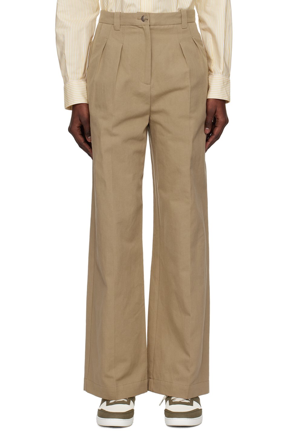 A.P.C. - Beige Tressie Trousers