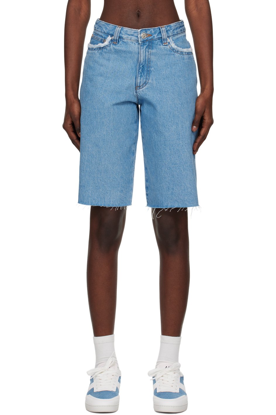 A.P.C. - Blue Beverly Denim Shorts
