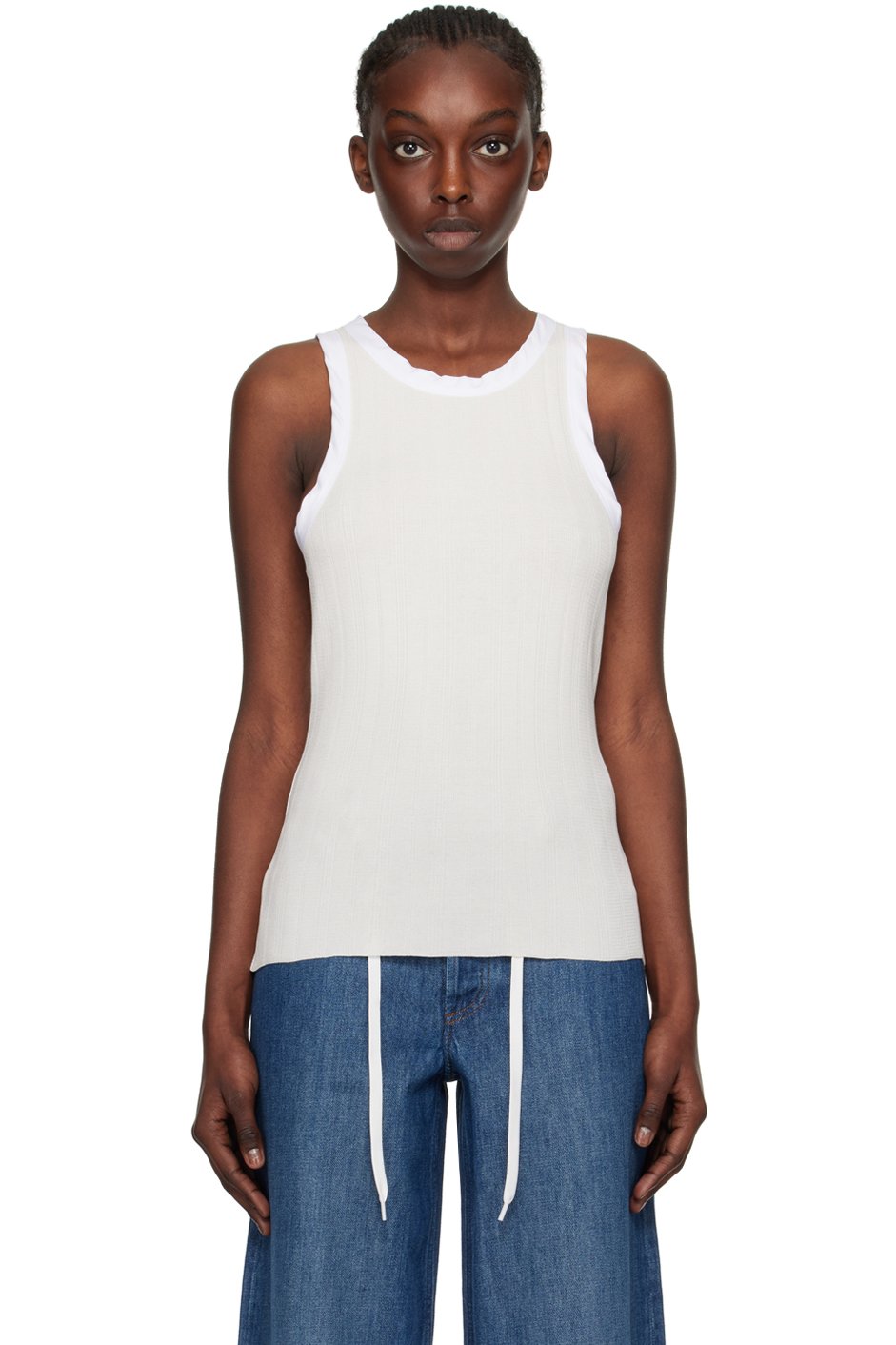 A.P.C. - Débardeur Lemaitre blanc édition Natacha Ramsay-Levi
