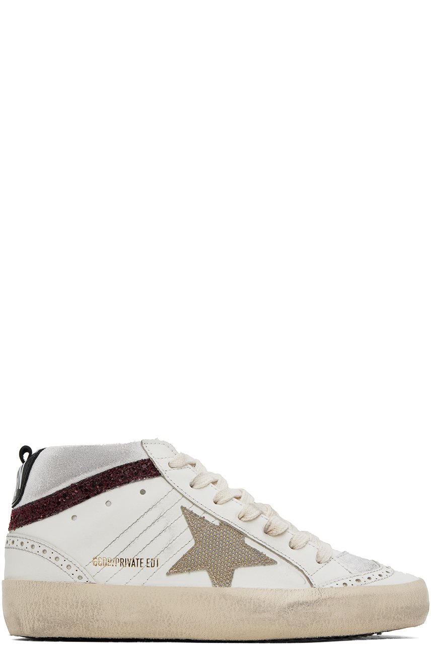 Golden Goose - SSENSE限定 ホワイト Mid Star スニーカー