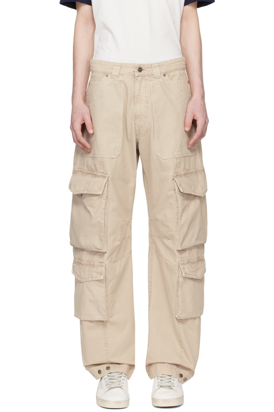 Golden Goose - Beige Pocket Cargo Pants